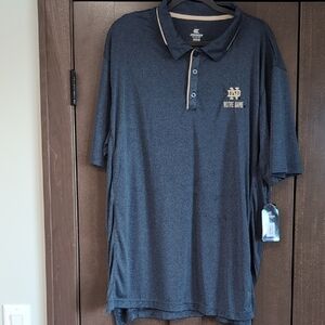 Colosseum Dark Blue Polo with Gold Details